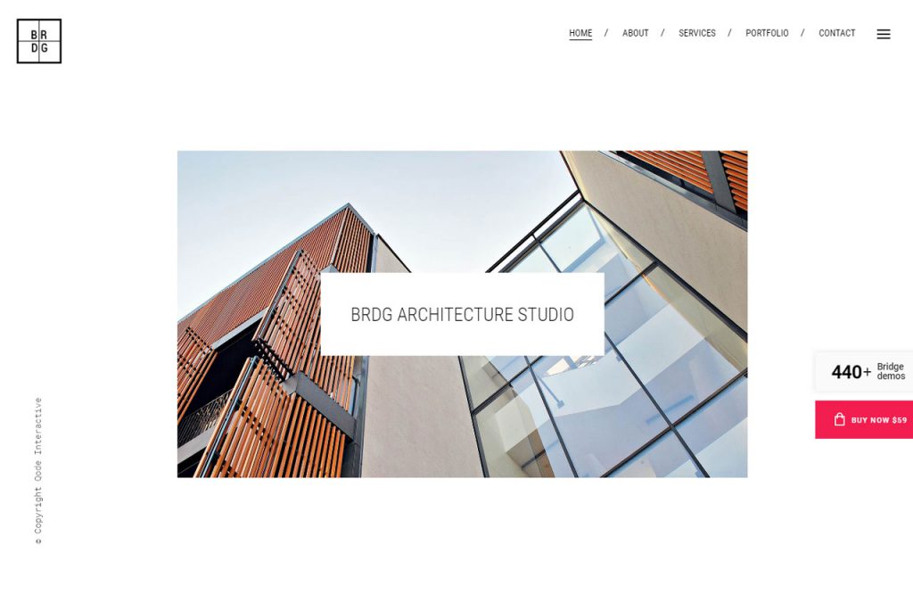 Bild des Theme Bridge in der Architektur Variante